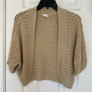 H&M gold shrug M